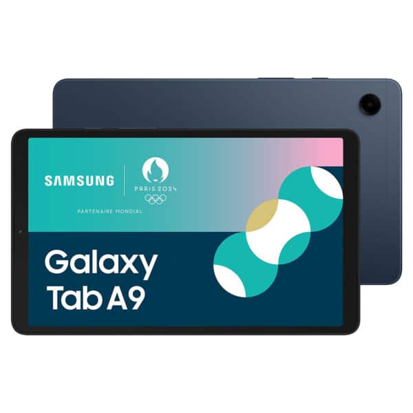 Samsung Galaxy Tab A9 - Tablette - Android 13 - 128 Go - 8.7" TFT (1340 x 800) - Logement microSD - marine