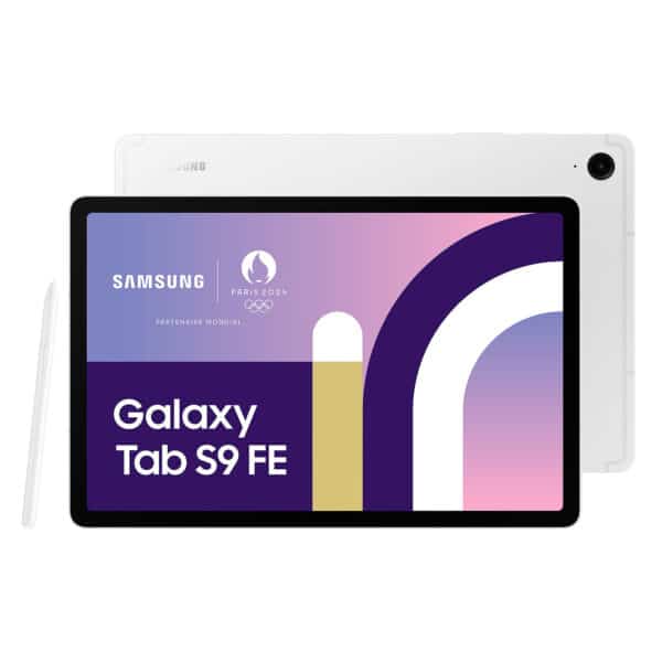 Samsung Galaxy Tab S9 FE - Tablette - Android 13 - 256 Go - 10.9" TFT (2304 x 1440) - Logement microSD - argent
