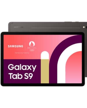 Samsung Galaxy Tab S9 - Tablette - Android 13 - 256 Go - 11" AMOLED (2560 x 1600) - Logement microSD - graphite