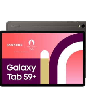 Samsung Galaxy Tab S9+ - Tablette - Android 13 - 256 Go - 12.4" AMOLED dynamique 2X (2800 x 1752) - Logement microSD - 3G, 4G, 5G - graphite